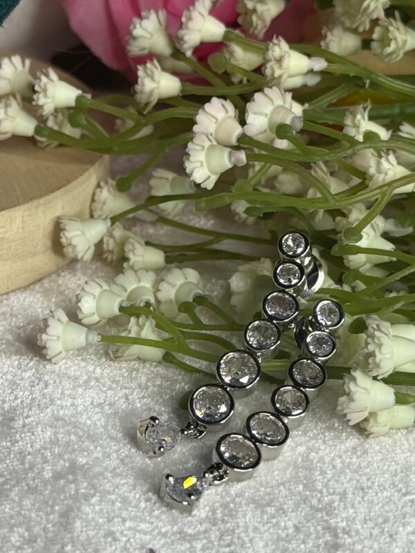 classic crystal tennis a.d. necklace set